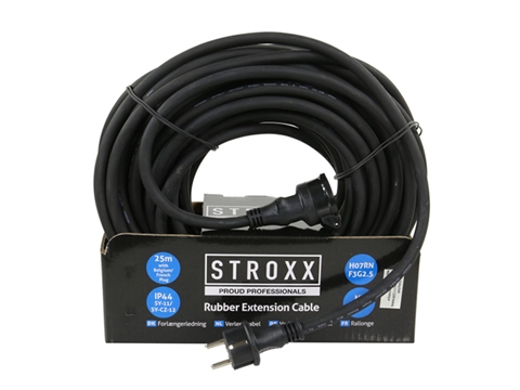 Удлинитель STROXX IP44 H07RN-F3G1.5 VDE 25 м (неопреновый кабель)